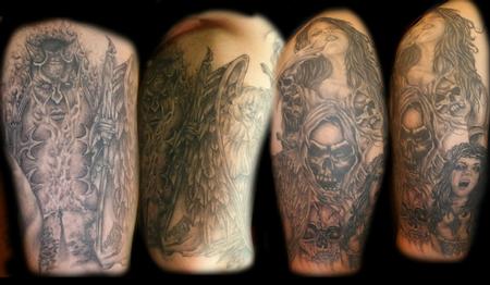 Tattoos - Chicks and skulls - 60976
